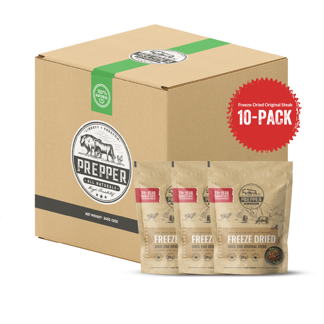 Freeze Dried Beef Steak 10-Pack